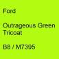 Preview: Ford, Outrageous Green Tricoat, B8 / M7395.